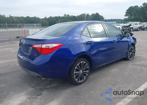 2014 Toyota Corolla S Plus from USA, damaged, VIN 2T1BURHE4EC196569
